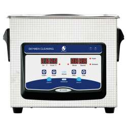 Skymen 超音波洗浄機 ステンレス鋼 デジタル制御3.2L 120W 40kHz JP-020S【正規販売代理店】