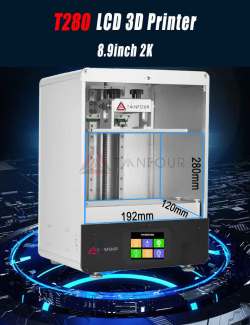 Tianfour T280  プリンタ diy キット  8.9 インチ 2K LCD192 * 120 * 280mm大規模なビルドボリューム/デュアルレールZ軸/3.5インチタッチスクリーンサポート Uディスク印刷  光造形式 3Dプリンターキット　【正規販売代理店】