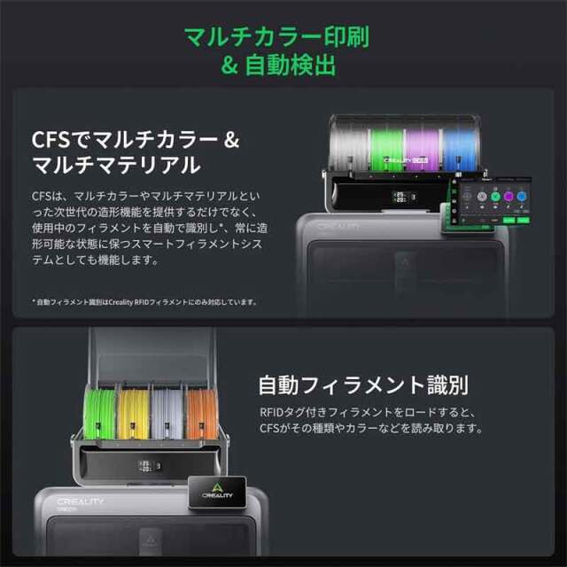 Creality K2 PRO COMBO 3Dプリンター 高精度印刷 多色造形 高速印刷