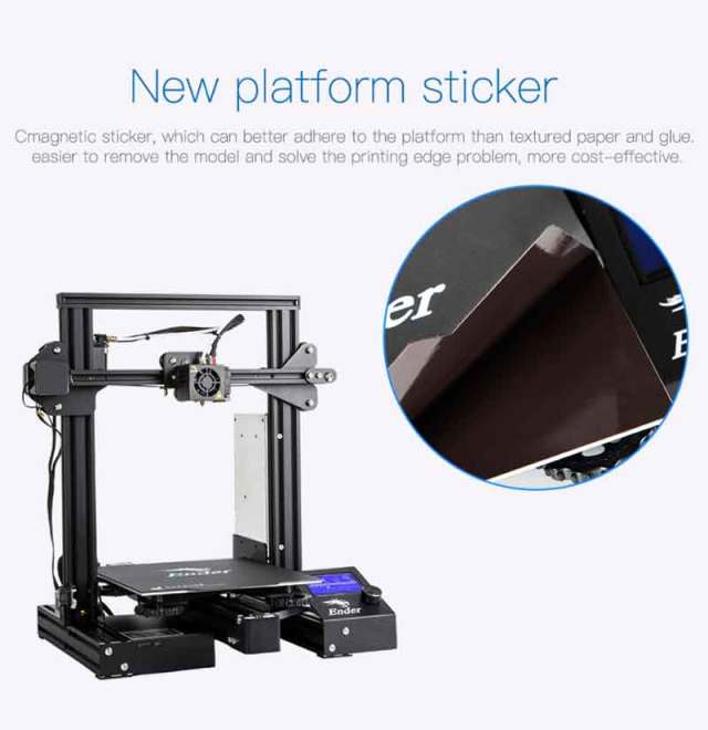 3Dプリンター Ender 3 Pro 未使用品 日本プラグ ソフトマグネット