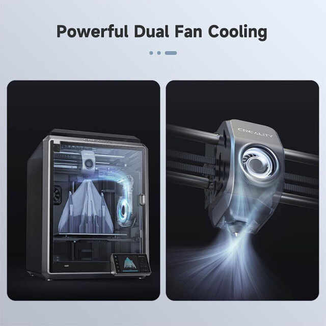 Creality K1 3Dプリンター 300°C高温印刷 600mm/S 静音 自動