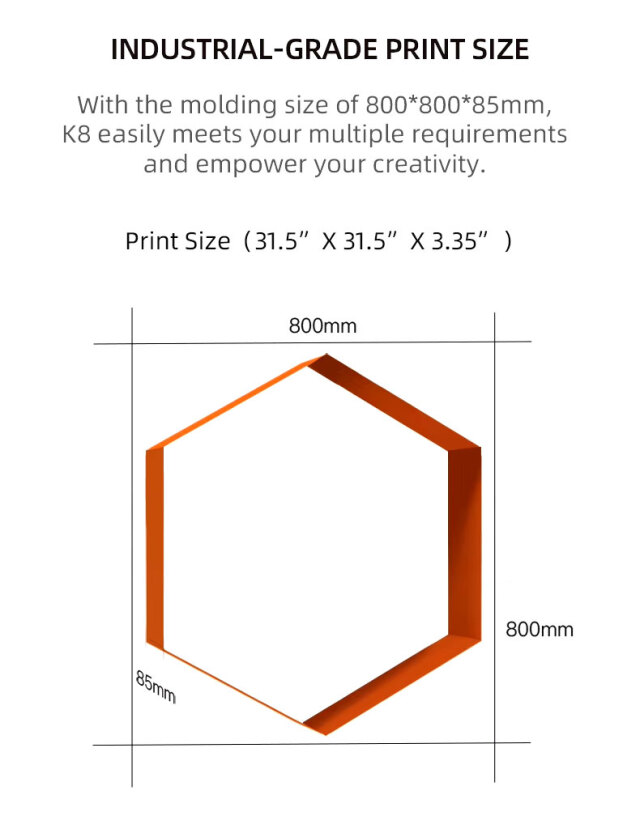 3Dプリンター 800mm対応 大型3D立体文字対応 業務用 3Dプリンター