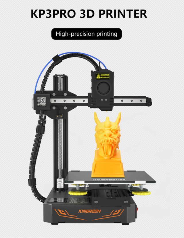 KINGROON KP3S PRO 3Dプリンターキット （シングルアーム Z-AXIS/超 