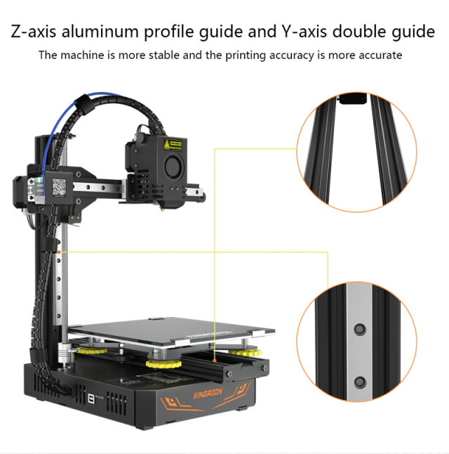 KINGROON KP3S PRO 3Dプリンターキット （シングルアーム Z-AXIS/超 