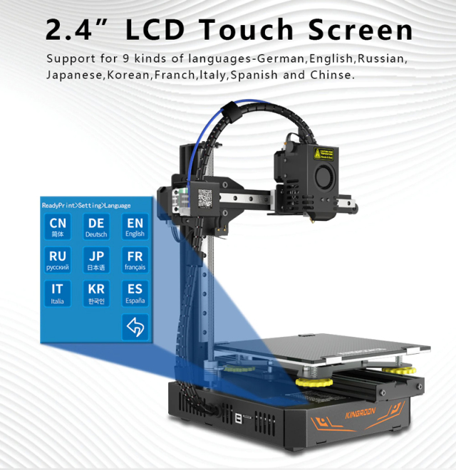 KINGROON KP3S PRO 3Dプリンターキット （シングルアーム Z-AXIS/超 