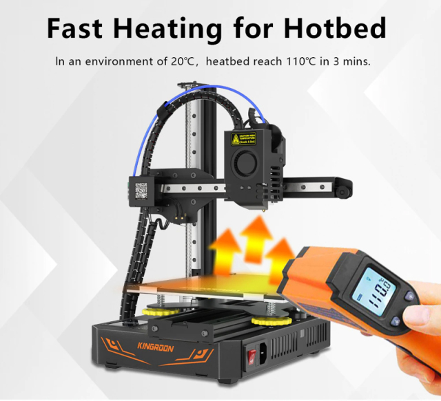 KINGROON KP3S PRO 3Dプリンターキット （シングルアーム Z-AXIS/超  