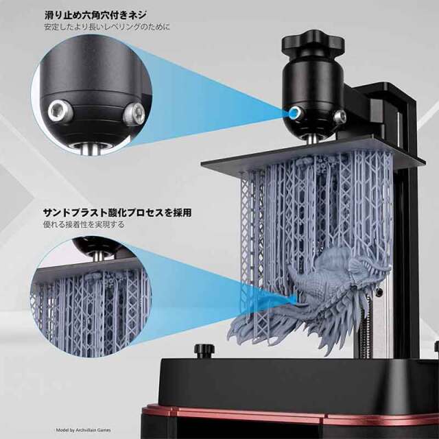 ELEGOO Mars 3 3Dプリンター UV光造形式 MSLA LCD 3Dプリンター 6.66  