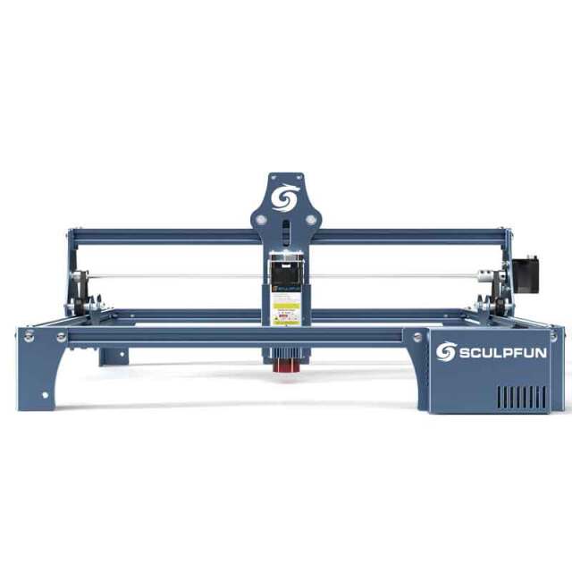 【SCULPFUN S9】レーザー彫刻機 中古 延長レールパ ーツ付き　梱包済 Refurbished | Sculpfun S9 | Laser Engraver