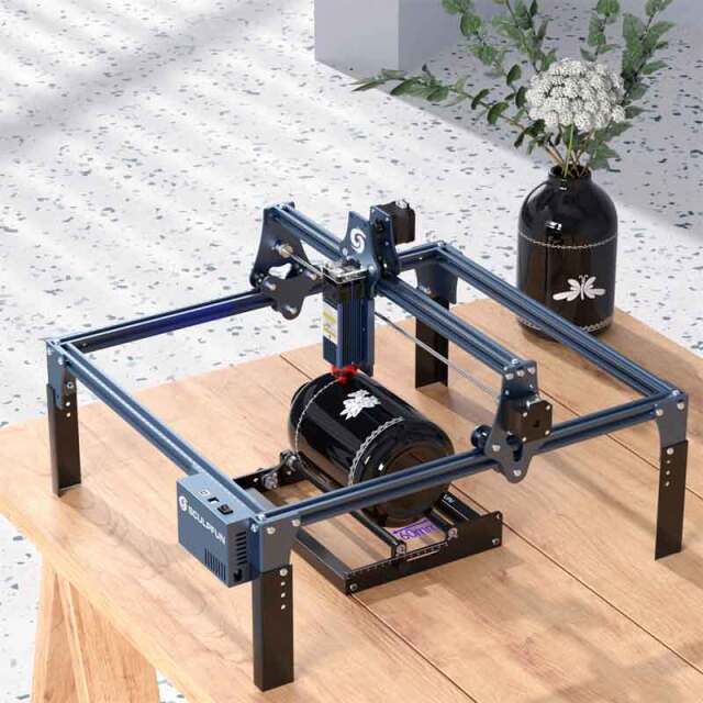 【SCULPFUN S9】レーザー彫刻機 中古 延長レールパ ーツ付き　梱包済 SCULPFUN S9】レーザー彫刻機 中古 延長レールパ ーツ付き 梱包