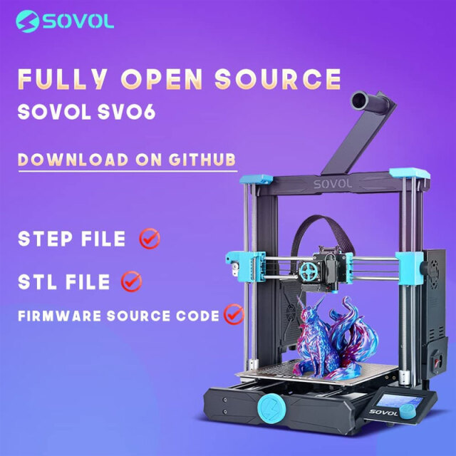 Sovol3D SV06 3Dプリンター （300°C高温印刷/25点自動レベリング/PEI