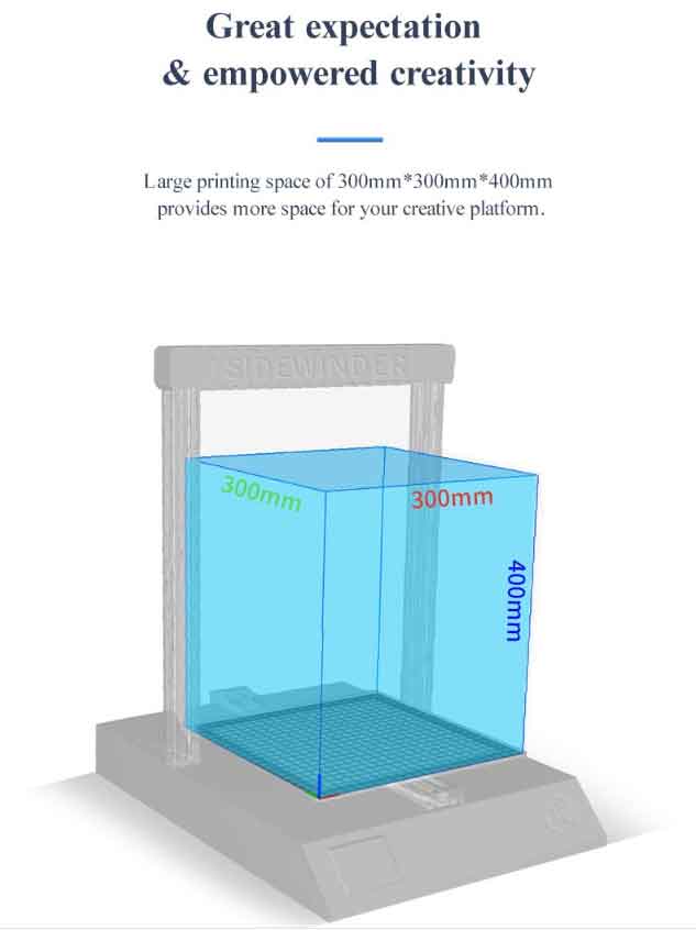 Artillery Sidewinderサイドワインダー X1 3Dプリンターキット