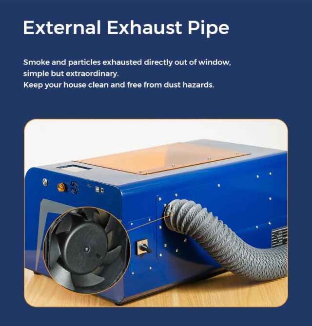 Twotrees 密閉型レーザー彫刻機 新製品 TS3 Safetest 超強力 10W LD+FAC レーザーカッター スモークフィルター付き