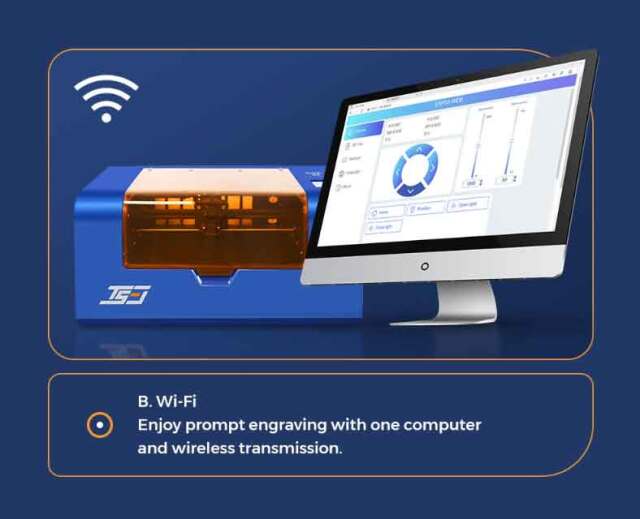 Twotrees 密閉型レーザー彫刻機 新製品 TS3 Safetest 超強力 10W LD+FAC レーザーカッター スモークフィルター付き