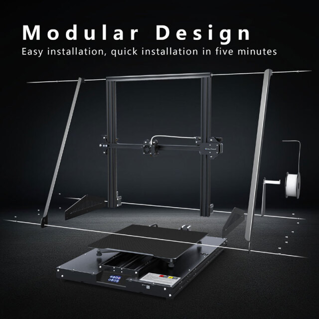 EasyThreed/エージースリーディー X7 Plus,大型,400x400x450mm,高温度