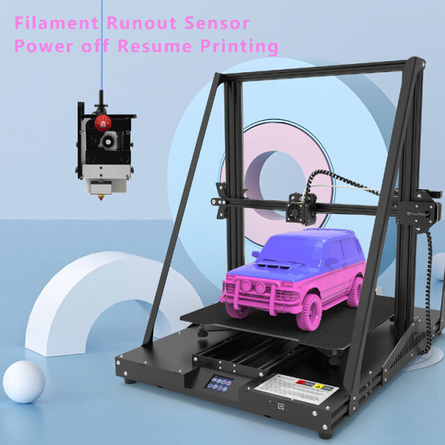 EasyThreed/エージースリーディー X7 Plus,大型,400x400x450mm,高温度