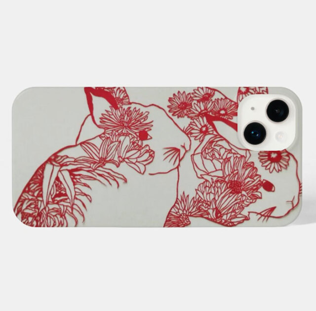 iPhone14 ケース iPhoneケース ウサギ/兎/ラビット（この道30