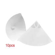 3Dプリンター用10PCS UVレジンフィルター漏斗ホワイトペーパーカップ