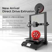 Tronxy XY-3Pro V2 DIY 3Dプリンターキット 300x300x400mm印刷サイズ/取り外し可能なBMGダイレクト押出機/自動レベリング