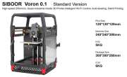 注目のVORON プロジェクト！SIBOOR Voron 0.1 Standard Version 3Dプリンター組立キット 120x120x120mm印刷サイズ/高速250mm/s、準工業グレード/Wi-Fi/オートレベリング/サイレント印刷【正規販売代理店】