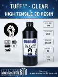 MONOCURE3D 　LCD光造形 3Dプリンター(Anycubic Photon、Phrozen Shuffle、Sparkmaker Pro、FSL1、Wanhao Duplicator 7＆8、Sparkmaker他LCD用) TUFFタフレジン（TUFF　Resin） 1Kg