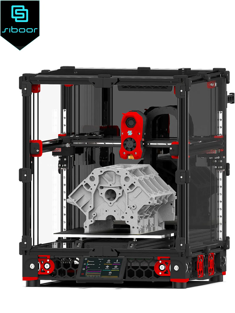 注目のVORON プロジェクト！SIBOOR Voron V2.4 R2 [Aug,2023] 3Dプリンター組立キット 350x350x330mm印刷サイズ/高速600mm/s準工業グレード/Wi-Fi/オートレベリング/サイレント印刷【正規販売代理店】