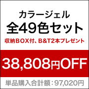 SoLuzGelカラージェル全49色セット[SG3408]