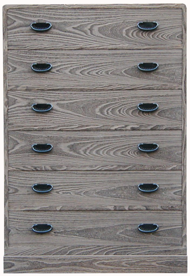 桐箪笥 本焼きみがき仕上げ 六段 桐箪笥 本焼きみがき仕上げ 六段（桐たんす(帯用六段)時代仕上げ