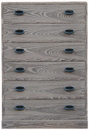 桐たんす(帯用六段)