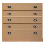 桐たんす(胴厚五段)トノコ仕上げ