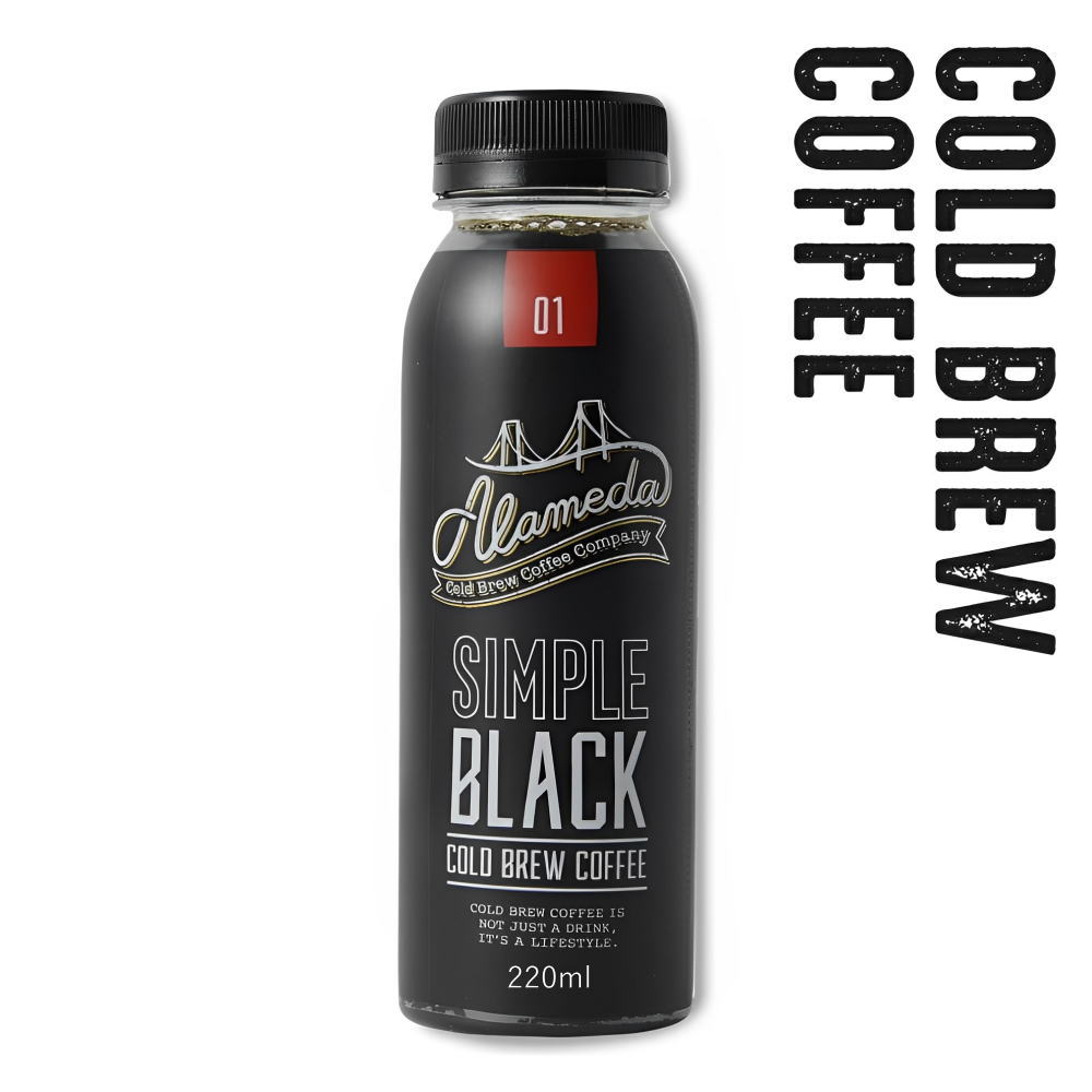 コールドブリューコーヒー 無糖 アラメダ[220ml] ALAMEDA COLD BREW COFFEE ブラック 工場直送 低温抽出 水出し
