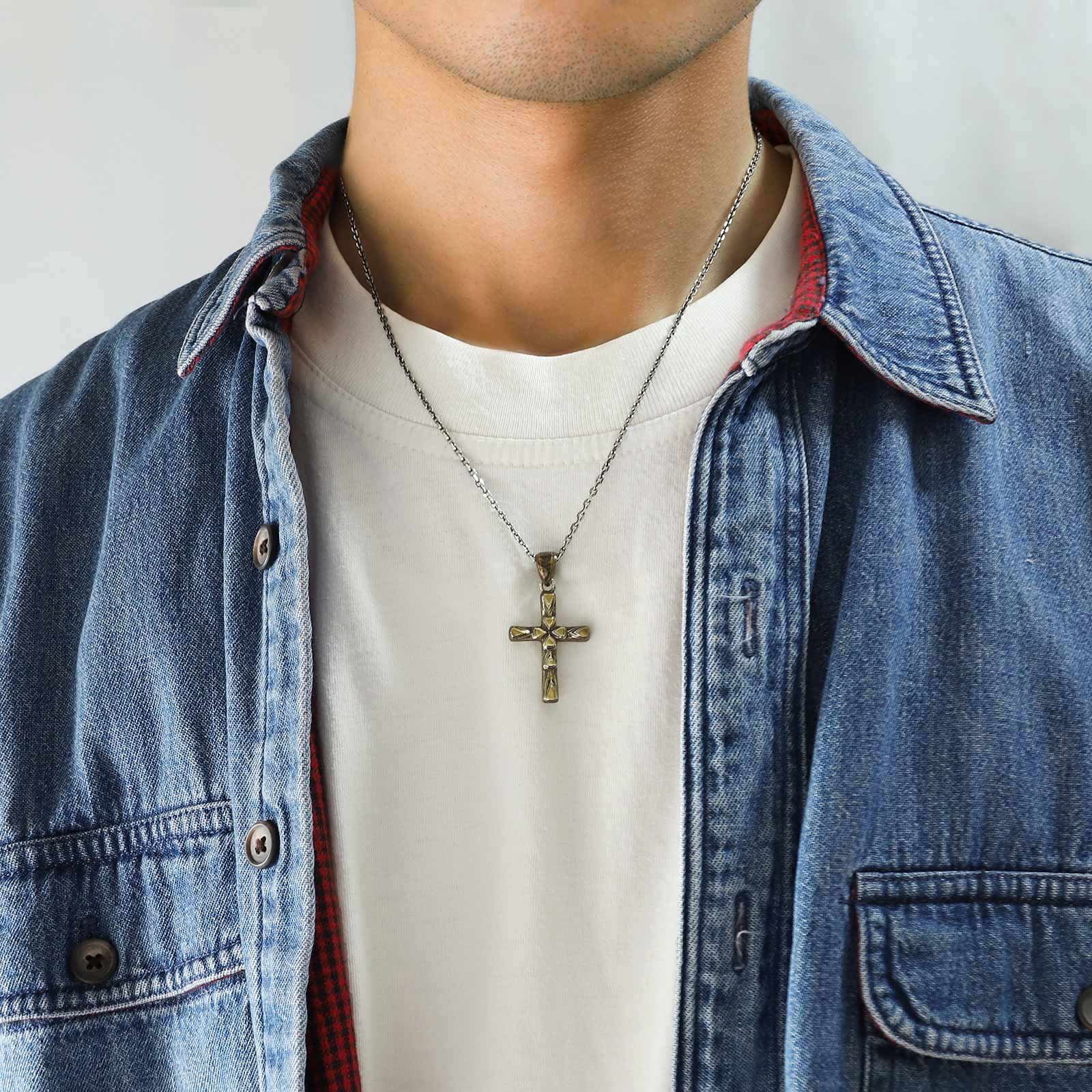 Suman Dhakhwa（スーマンダックワ） 【一点物】MRB Cross Pendant