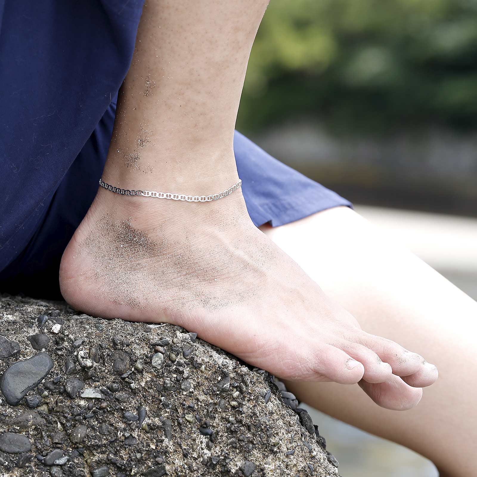 SYMPATHY OF SOUL（シンパシーオブソウル） Mariner Curb Chain Anklet 