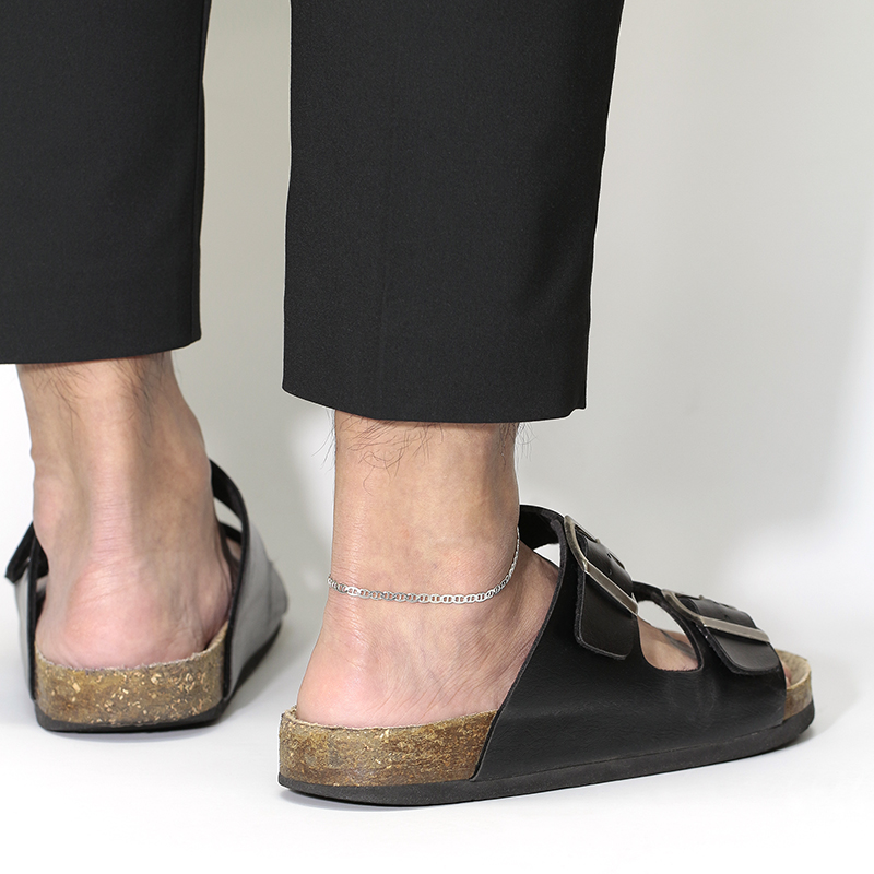 マリナーカーブチェーンアンクレット　SYMPATHY OF SOUL SYMPATHY OF SOUL（シンパシーオブソウル） Mariner Curb Chain Anklet
