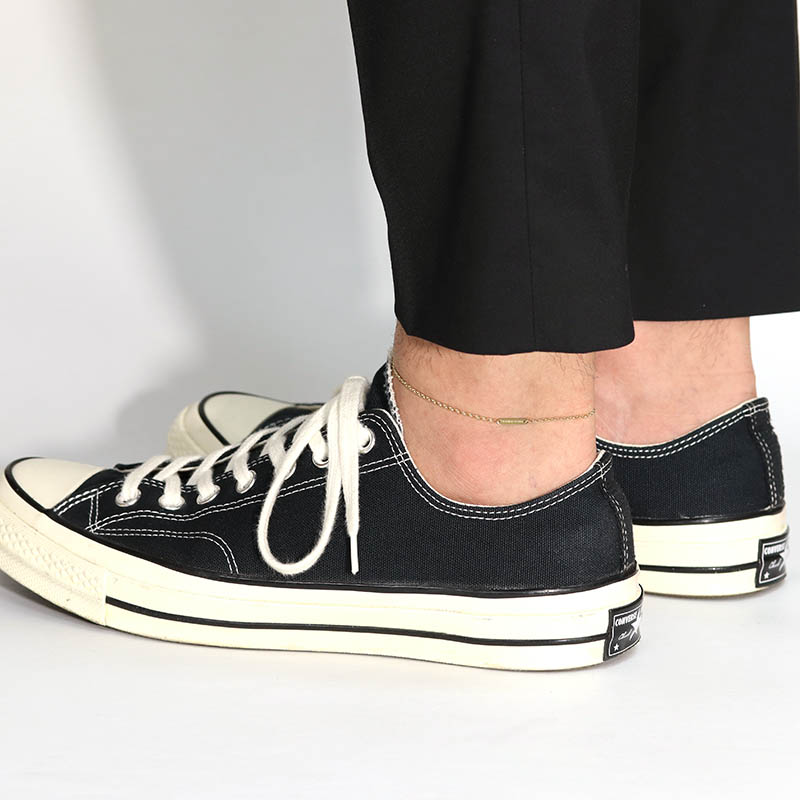 シンパシーオブソウル K18YG アンクレット SYMPATHY OF SOUL（シンパシーオブソウル） Logo Plate Anklet - Oval