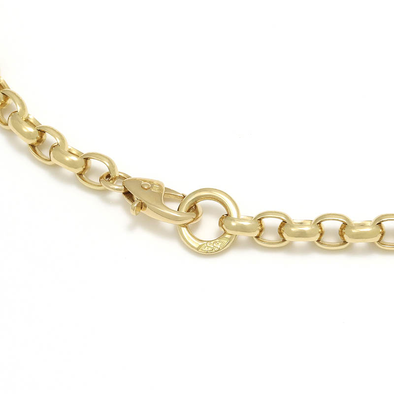 FORZA STYLE紹介商品、LEON11月号掲載 Smooth Chain Bracelet - K18Yellow Gold(スムースチェーンブレスレット - K18イエローゴールド) SYMPATHY OF SOUL(シンパシーオブソウル)