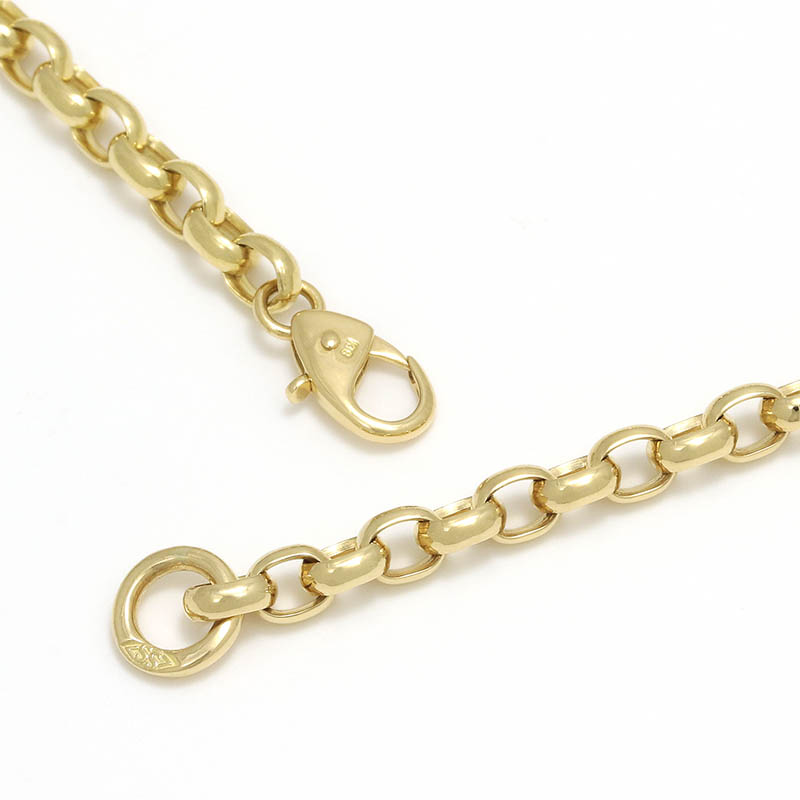 FORZA STYLE紹介商品、LEON11月号掲載 Smooth Chain Bracelet - K18Yellow Gold(スムースチェーンブレスレット - K18イエローゴールド) SYMPATHY OF SOUL(シンパシーオブソウル)