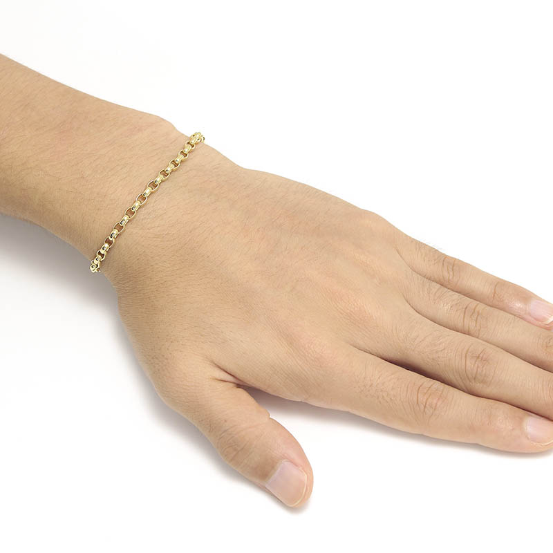 FORZA STYLE紹介商品、LEON11月号掲載 Smooth Chain Bracelet - K18Yellow Gold(スムースチェーンブレスレット - K18イエローゴールド) SYMPATHY OF SOUL(シンパシーオブソウル)