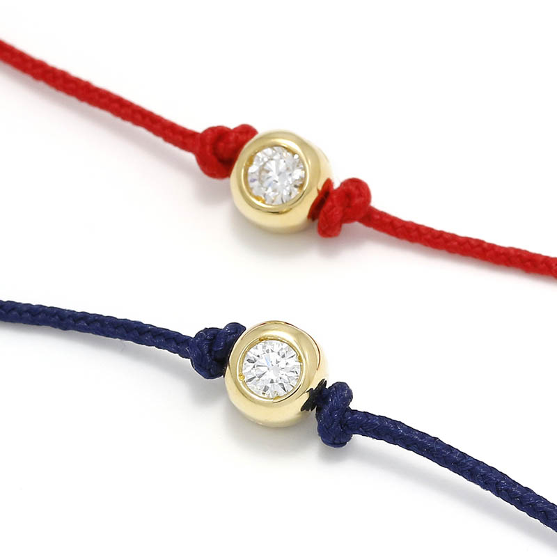 One LG Diamond Bracelet - K18Yellow Gold