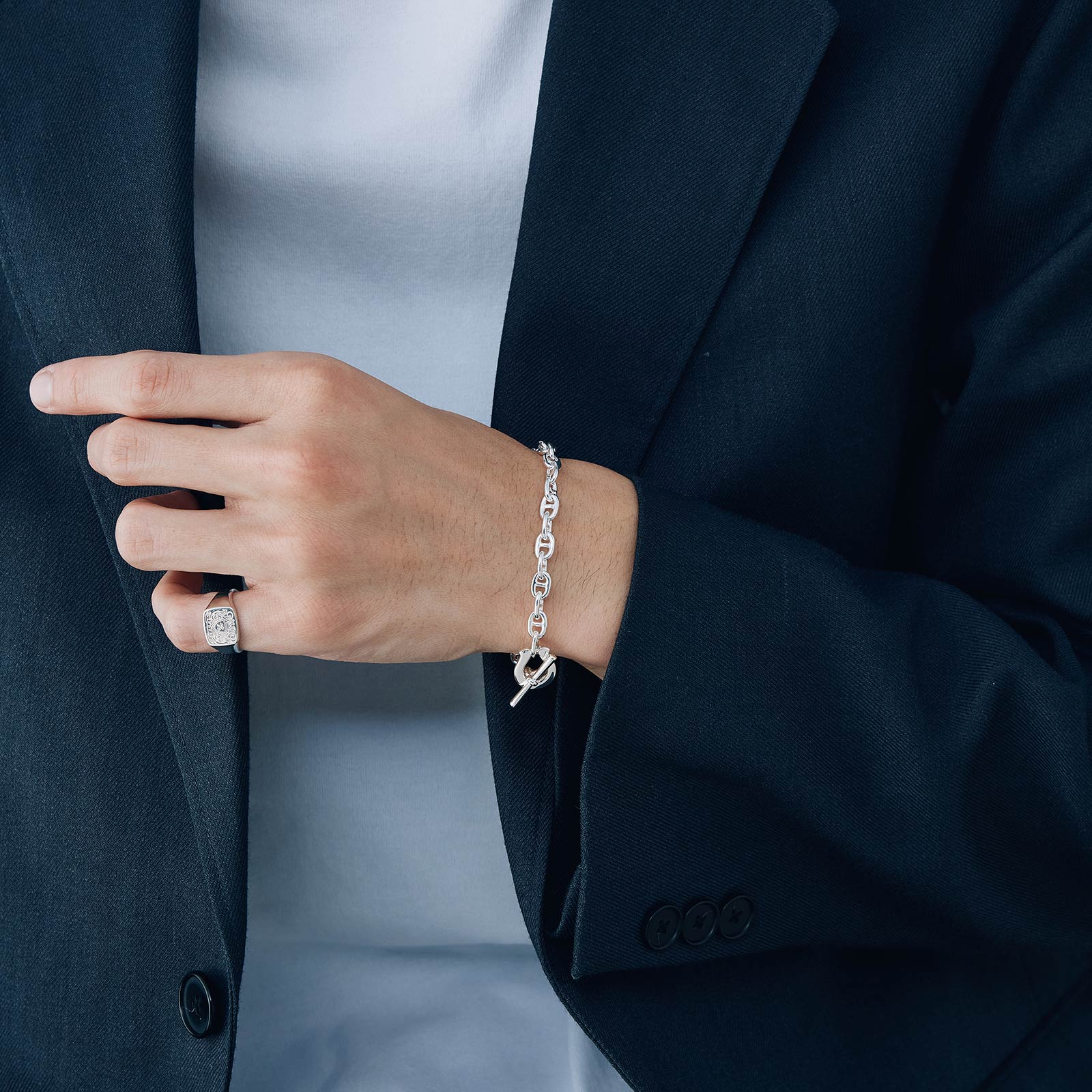 シンパシーオブソウル★シンホースシュートグルブレスレット - アンカー/S SYMPATHY OF SOUL（シンパシーオブソウル） Thick Horseshoe