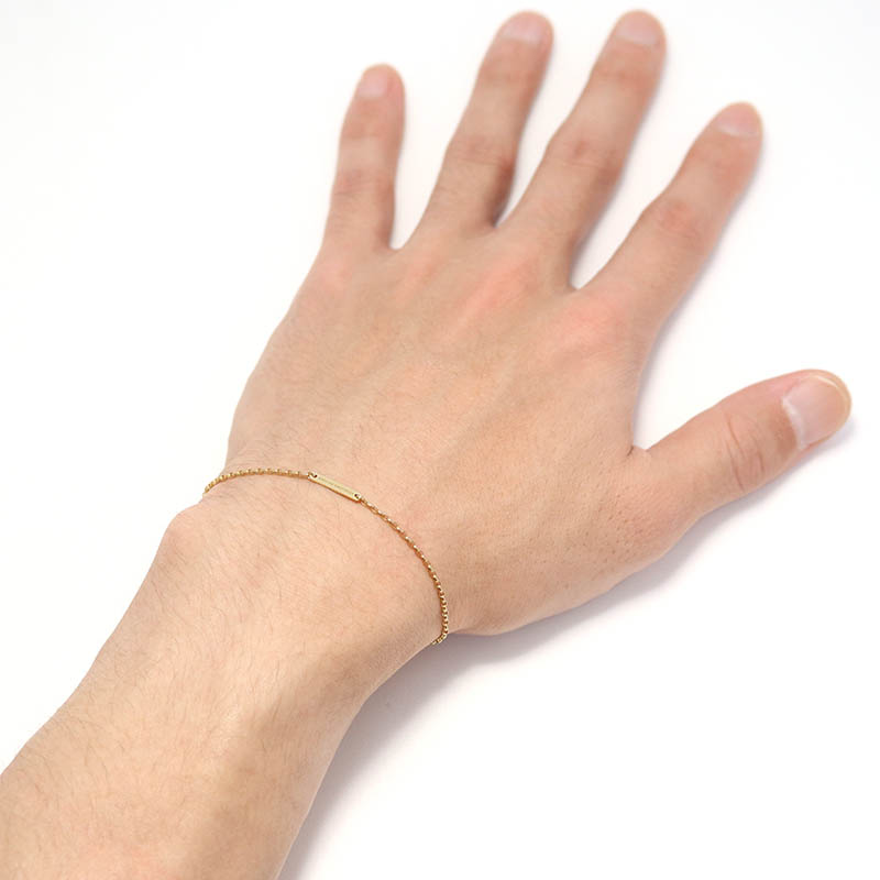 SYMPATHY OF SOUL（シンパシーオブソウル） Logo Plate Bracelet