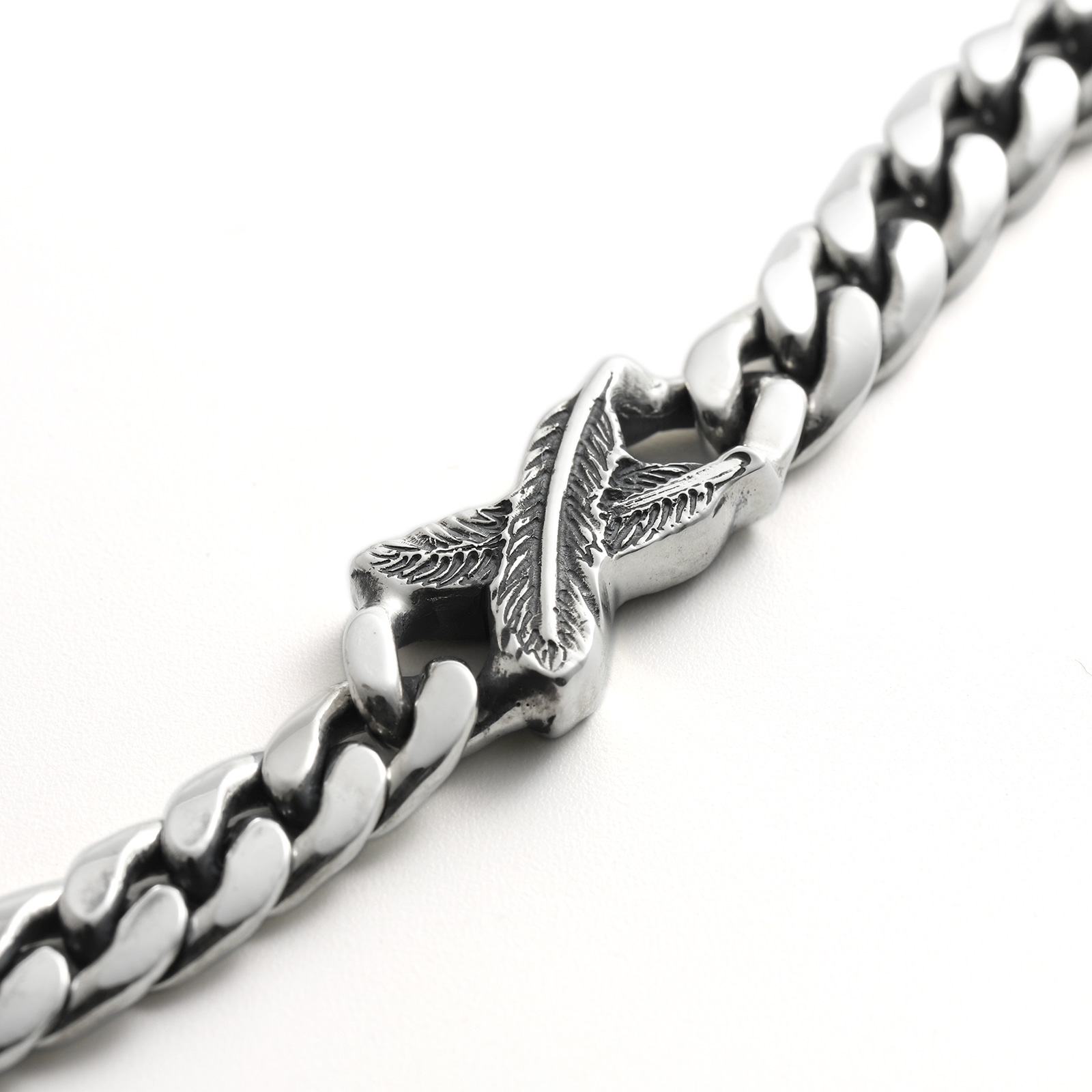 SYMPATHY OF SOUL（シンパシーオブソウル） Feather X Bracelet 
