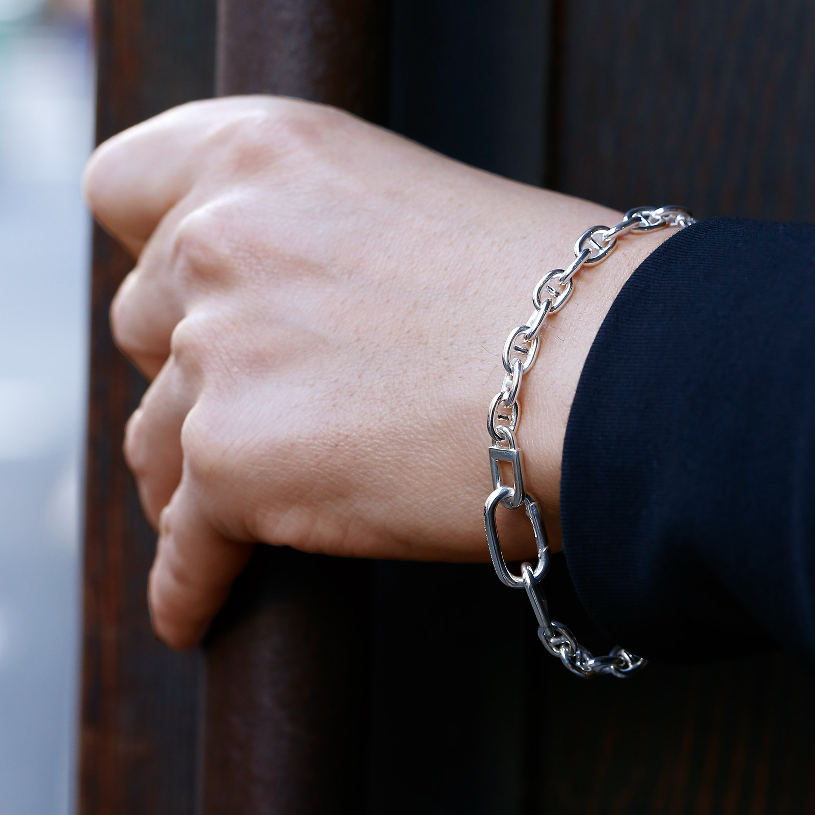 SYMPATHY OF SOUL（シンパシーオブソウル） Anchor Chain Bracelet 