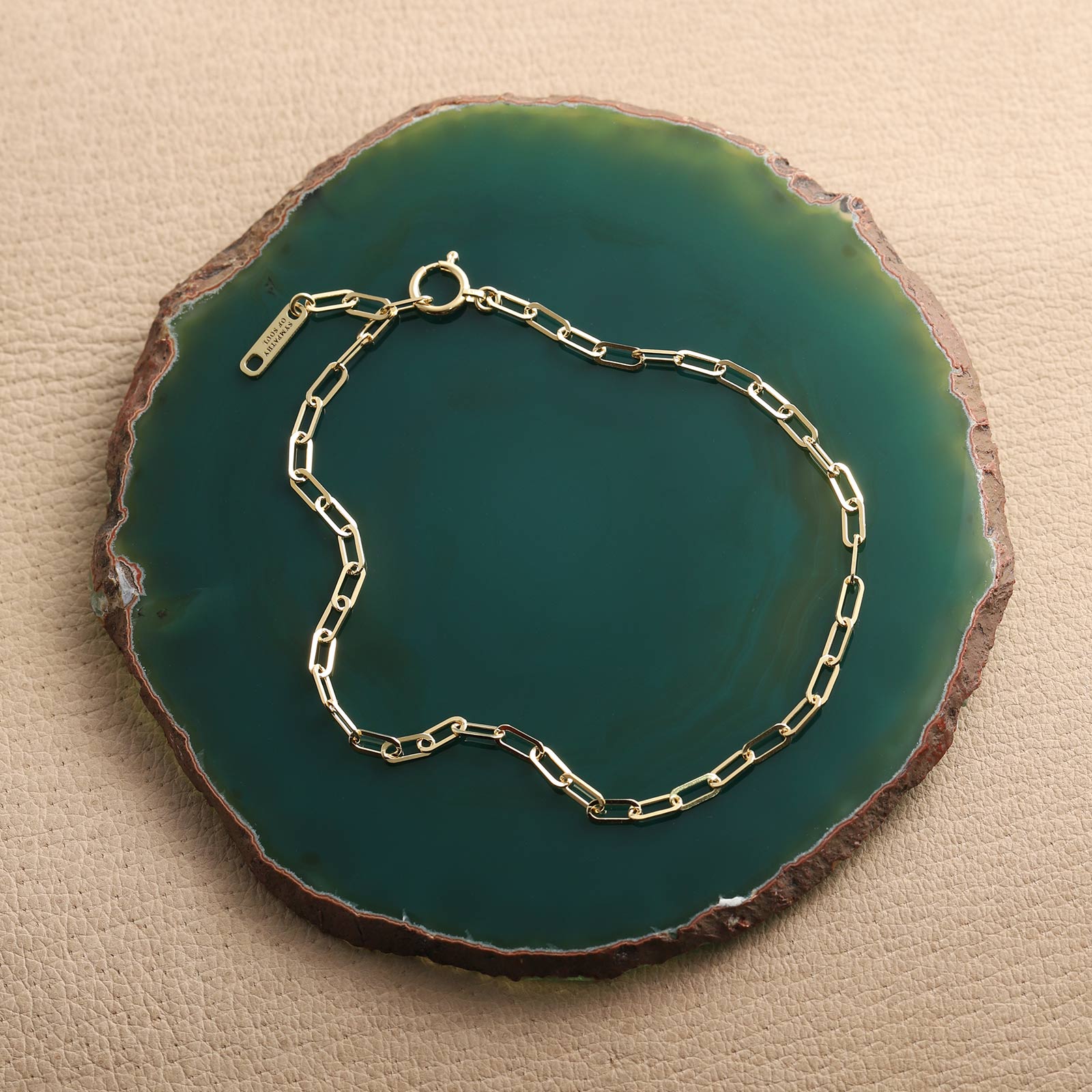 SYMPATHY OF SOUL（シンパシーオブソウル） Paperclip Chain Bracelet
