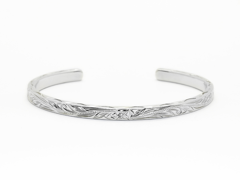 Lono（ロノ） Flat Bangle 4mm（フラットバングル 4mm）