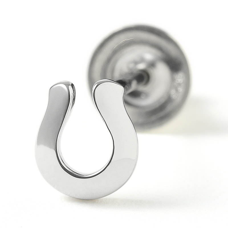 Horseshoe Pierce - Silver