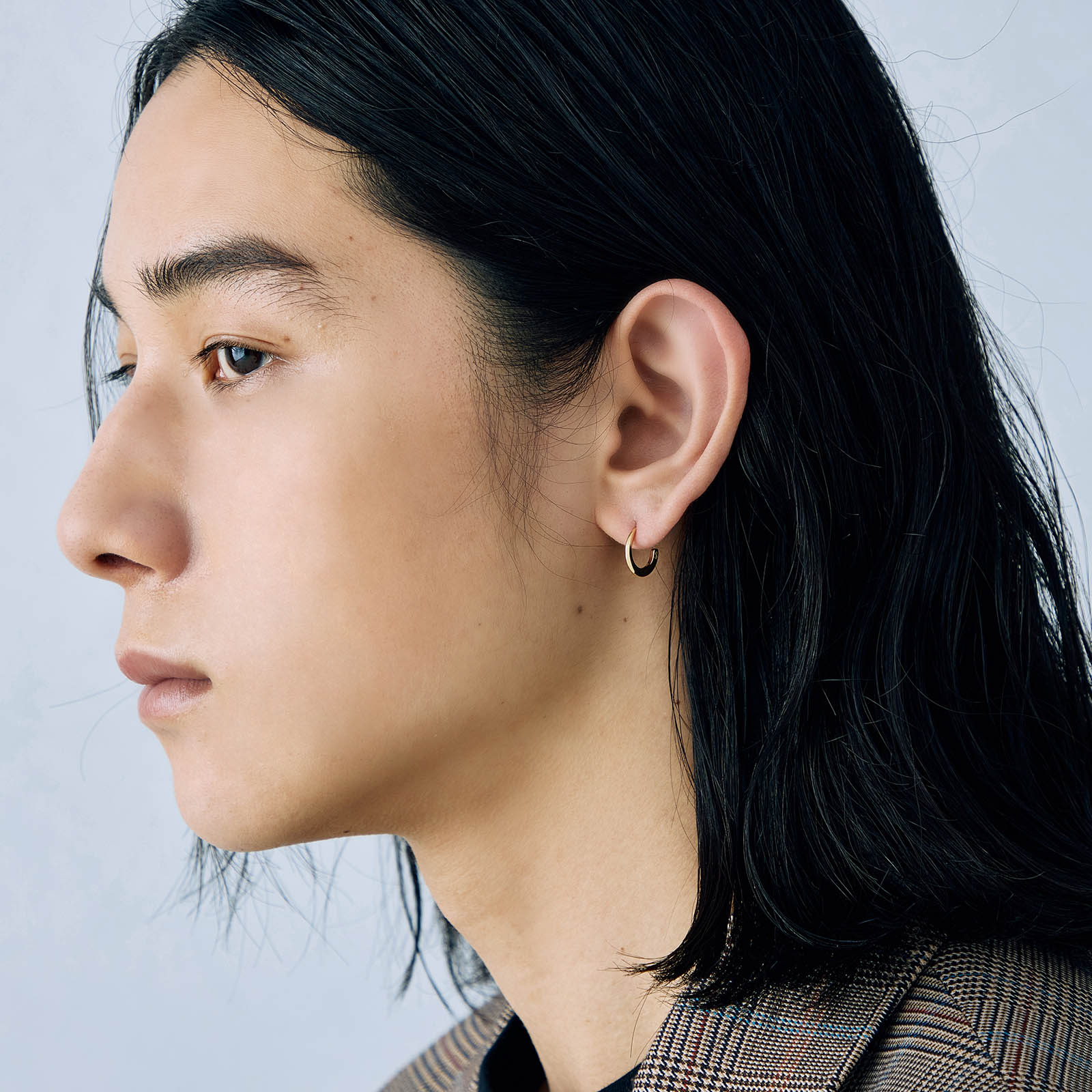 sympathy of soul グラデーションフックピアス イエローゴールド SYMPATHY OF SOUL（シンパシーオブソウル） Gradation Hook Pierce - S