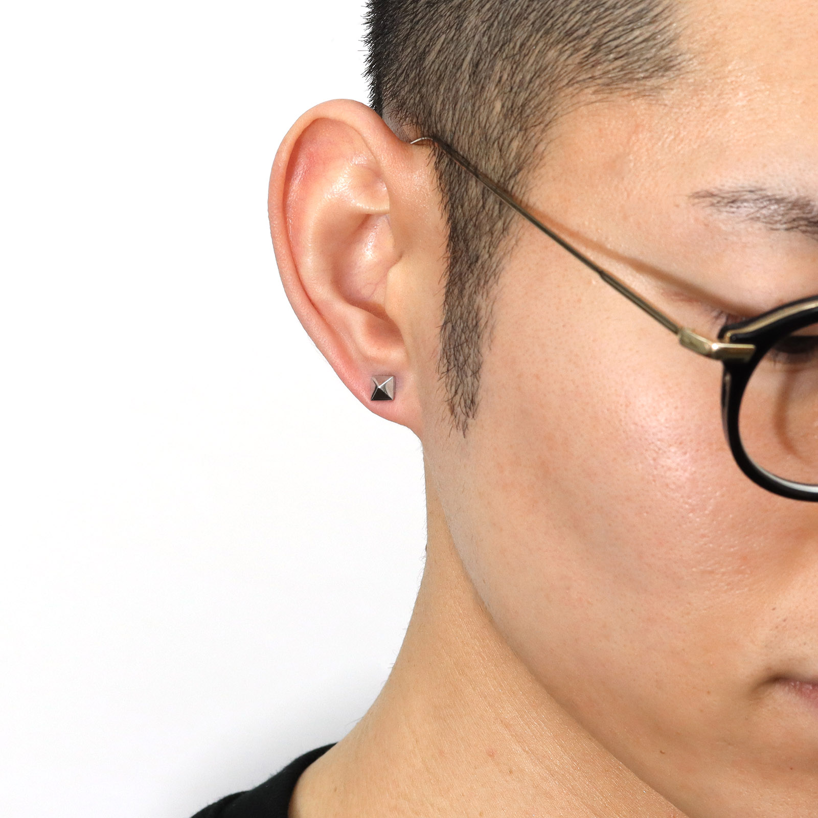 GARDEL（ガーデル） ONE STUDS PIERCE - Silver（ワンスタッズピアス 
