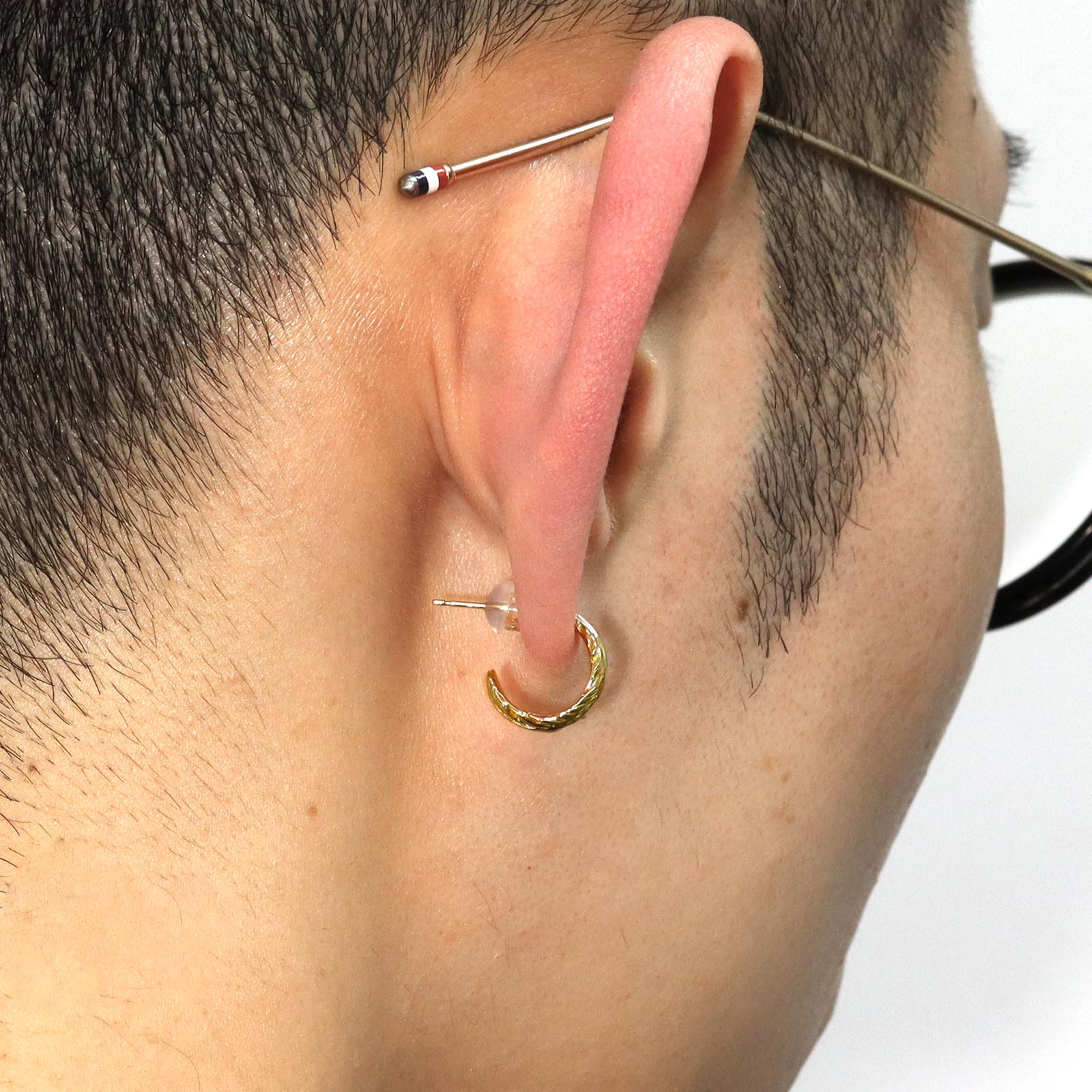 GARDEL（ガーデル） NATURAL FEATHER PIERCE - K18Yellow Gold 
