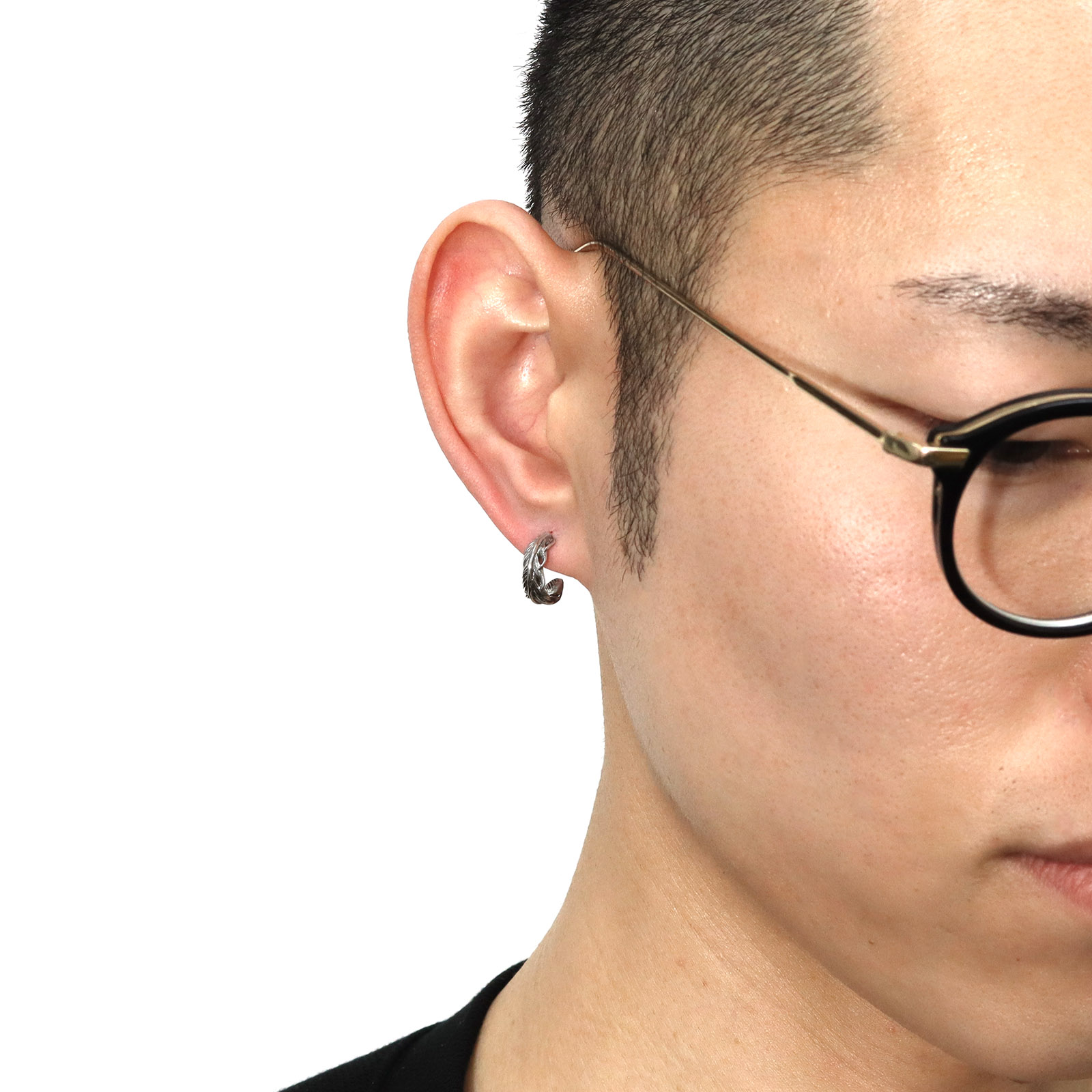 GARDEL（ガーデル） NATURAL FEATHER PIERCE - Silver（ナチュラル