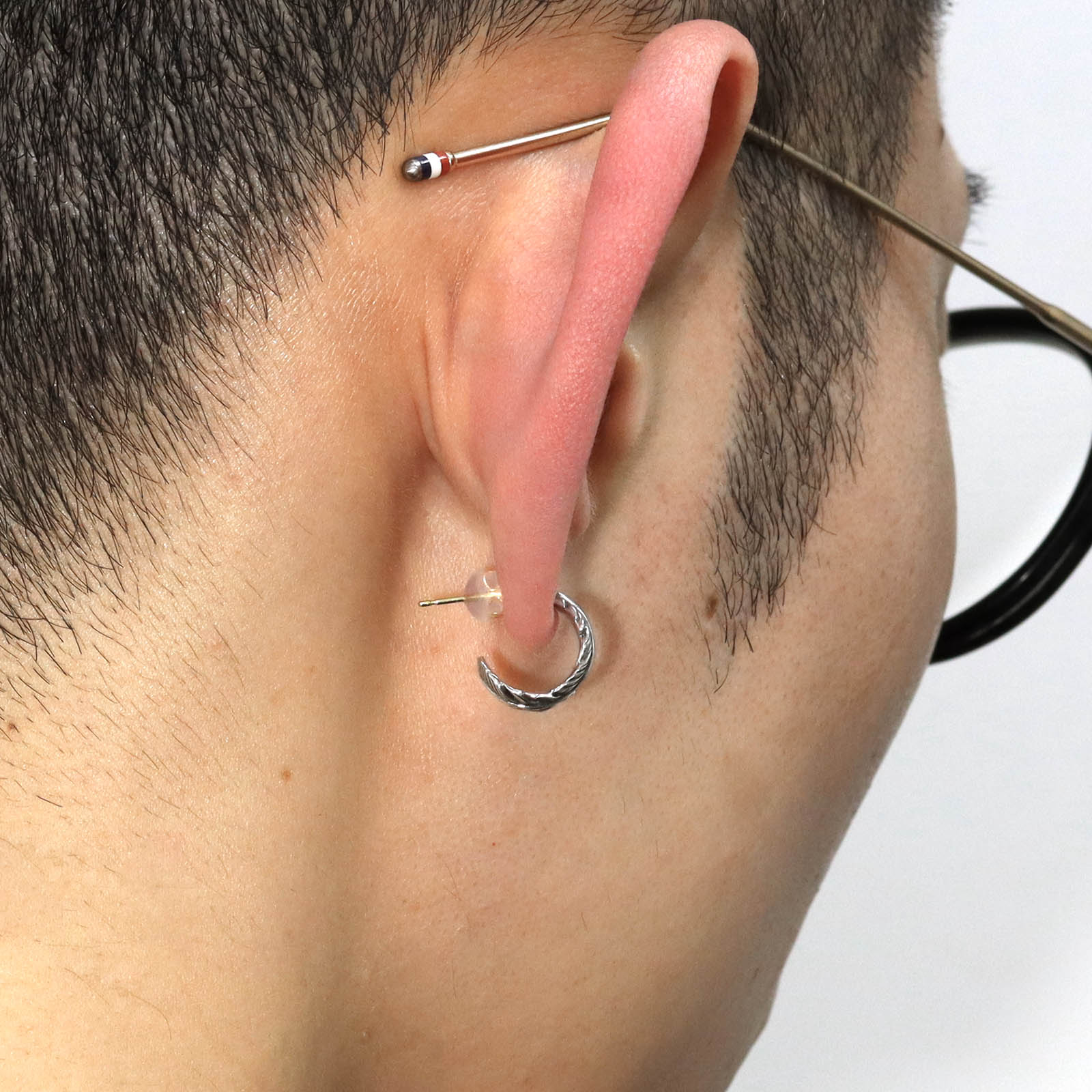 GARDEL（ガーデル） NATURAL FEATHER PIERCE - Silver（ナチュラル